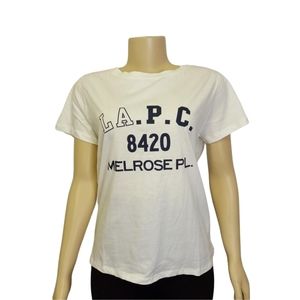 A.P.C. Unisex Melrose Pl T-shirt L